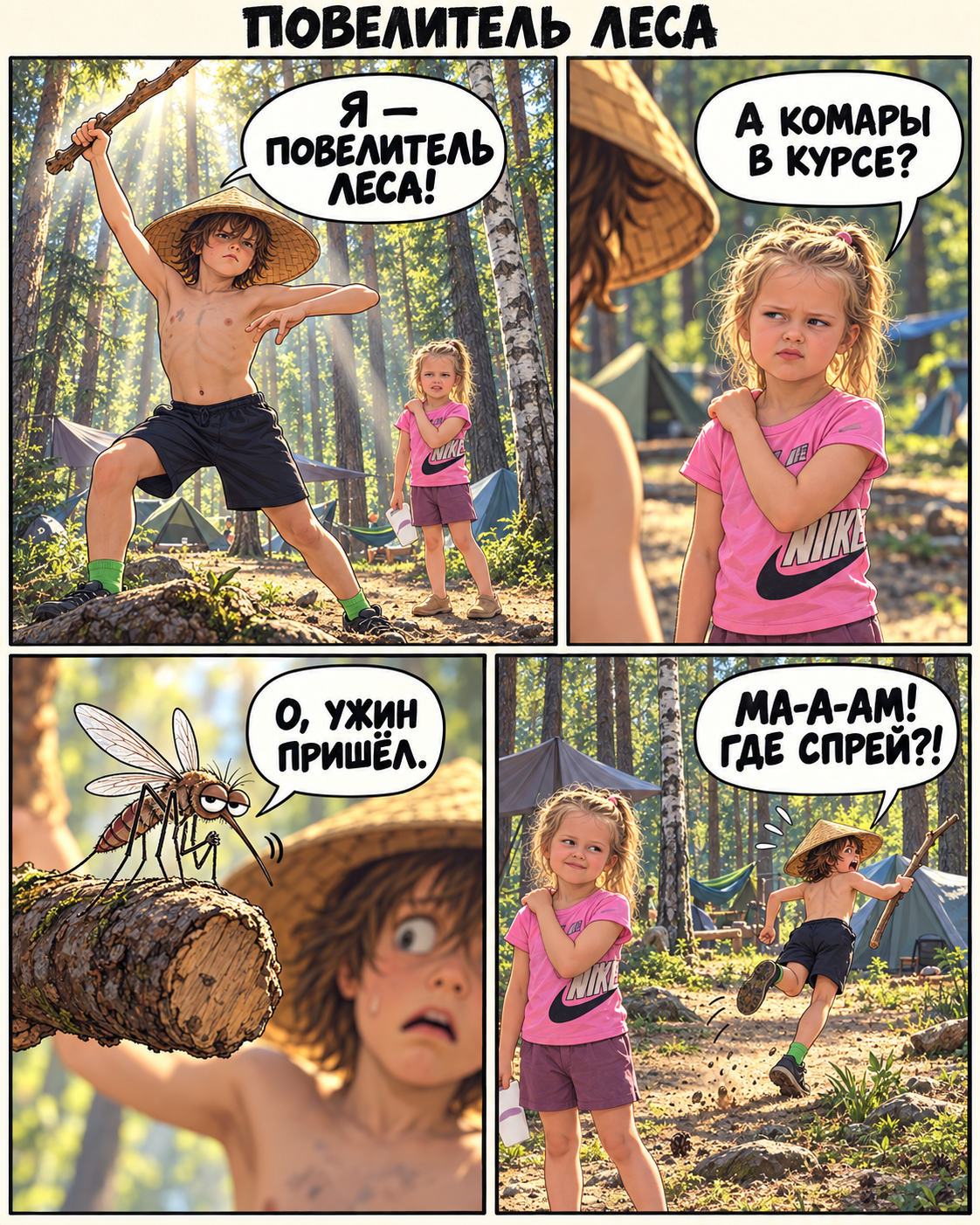 Комикс «Повелитель леса»